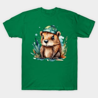 Cute beaver gift ideas T-Shirt